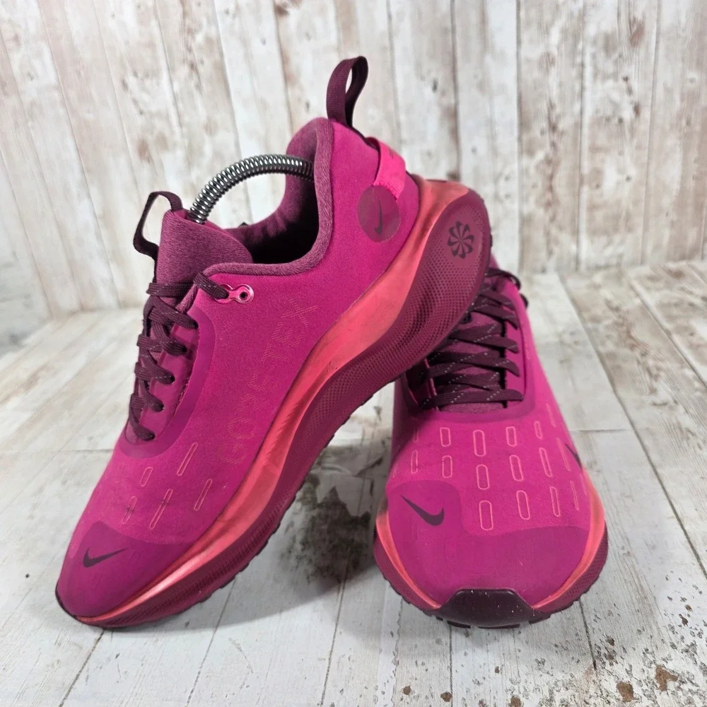 Nike ReactX Infinity Run 4 GORE-TEX Womens Fuchsia Running FB2197-600 Size 10